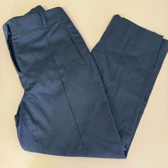 J. Crew Willa straight-leg lightweight chino pant Navy Pants Size 2 NWT - Picture 2 of 8